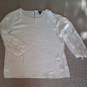 Ann Taylor Cream Blouse
